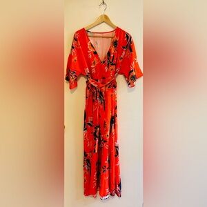 Faux-wrap Maxi Dress, XXL, NWOT